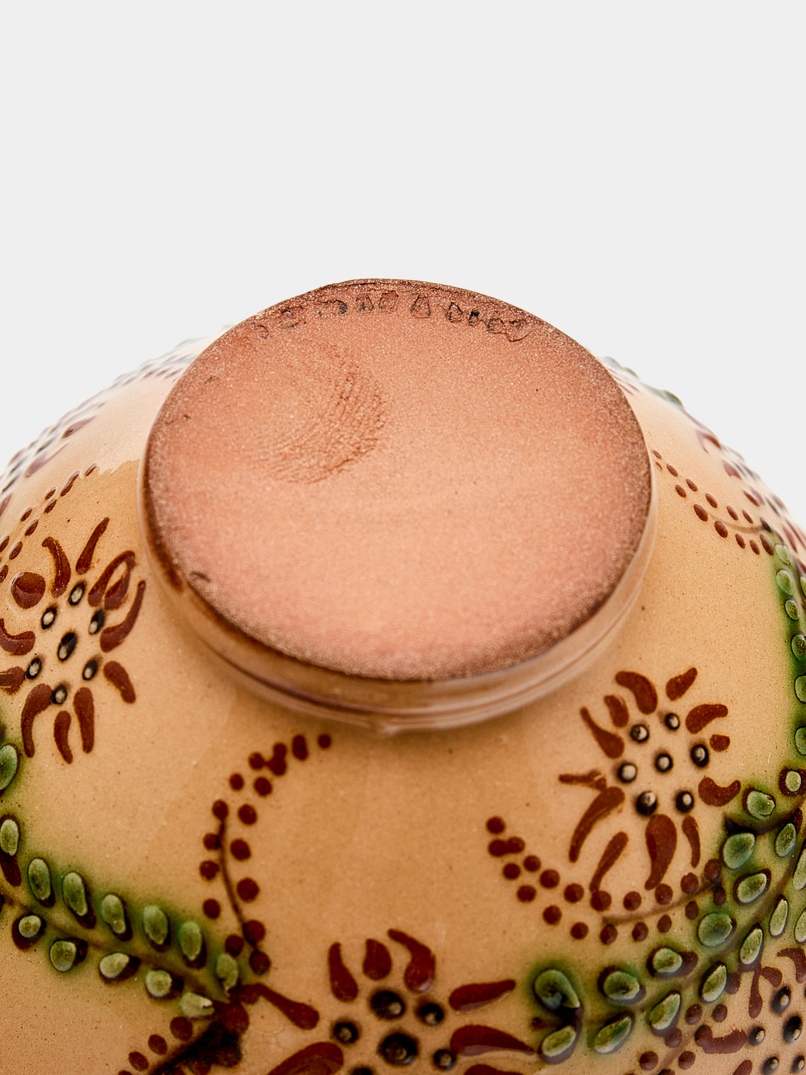 Poterie d’Évires - Flowers Hand-Painted Ceramic Small Fluted Bowls (Set of 8) - Cream - ABASK