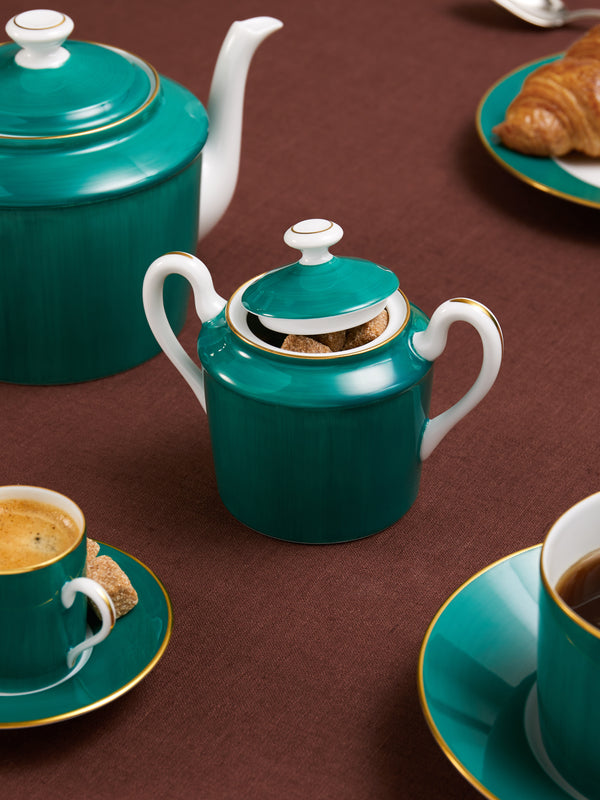 Robert Haviland & C. Parlon - Coco Hand-Painted Porcelain Sugar Bowl -  - ABASK