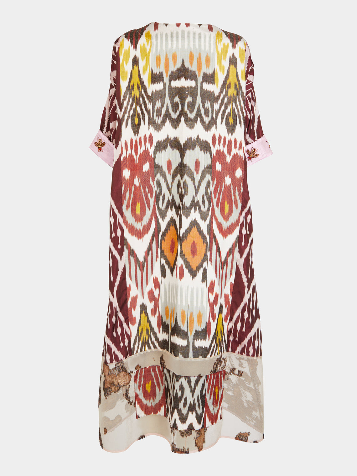 Nazzy Beglari - Hand-Loomed Ikat Silk and Cotton Dress | One Size - Multiple - ABASK