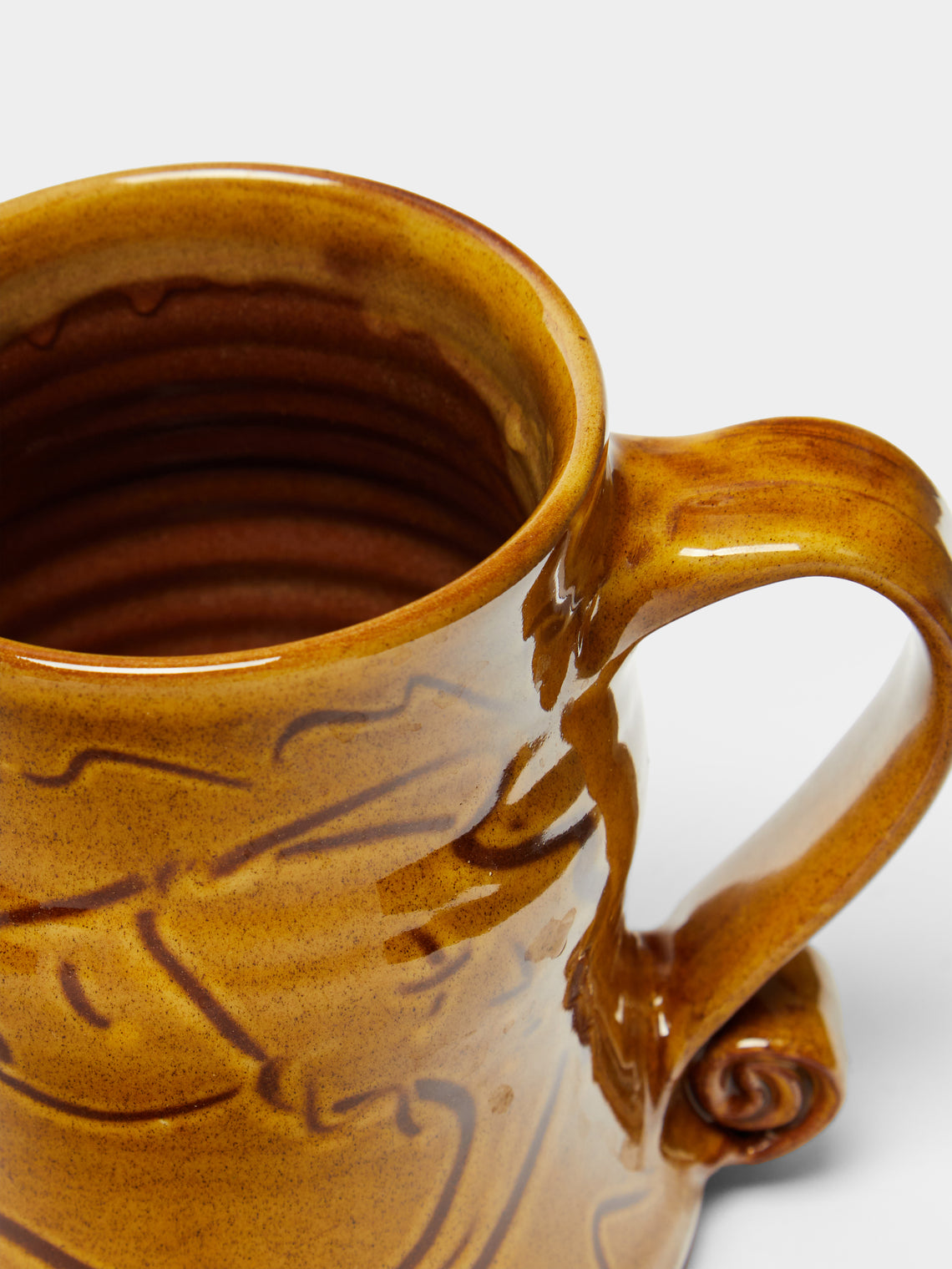 Mike Parry - Slipware Fish Mugs (Set of 2) -  - ABASK