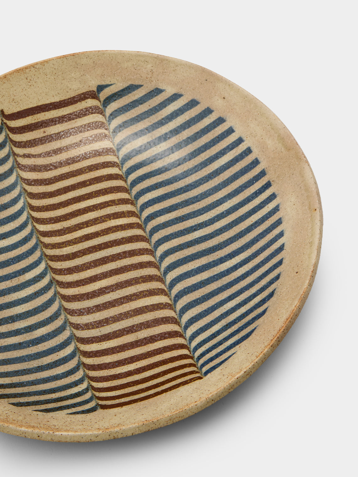 Makidani-gama - Nerikomi Ceramic Serving Plates – 12in/30cm (Set of 2) - Multiple - ABASK