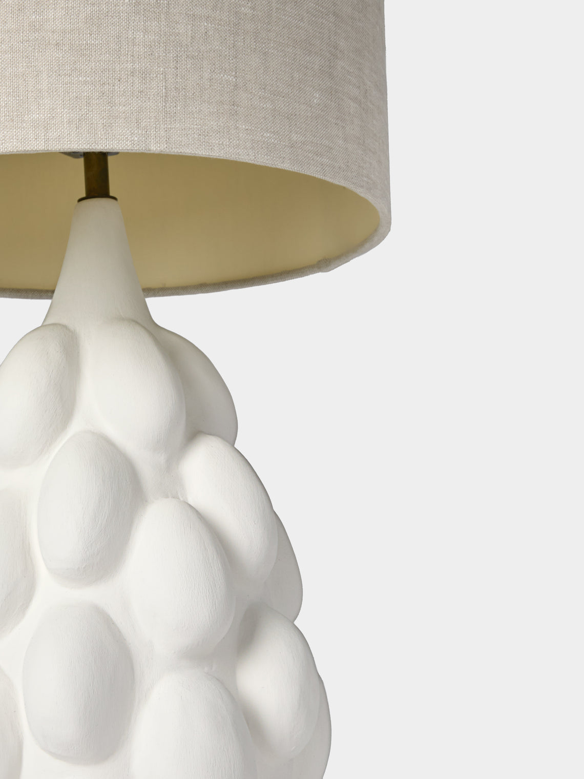 Legato Studio - Pomona Hand-Cast Composite Table Lamp - Ivory - ABASK