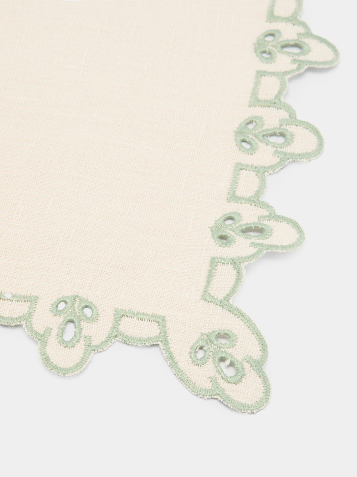 Amalfi Embroidered Linen Placemats (Set of 4)
