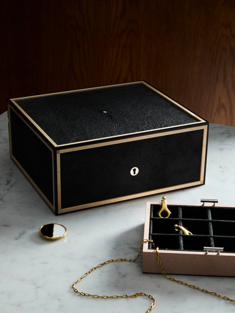 Elie Bleu - Shagreen Jewellery Box -  - ABASK