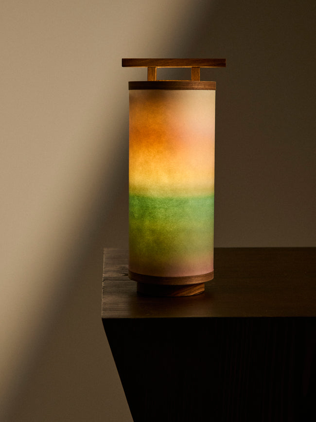 Maxime Prange - Torii Walnut and Washi Paper Small Table Lamp - Multiple - ABASK