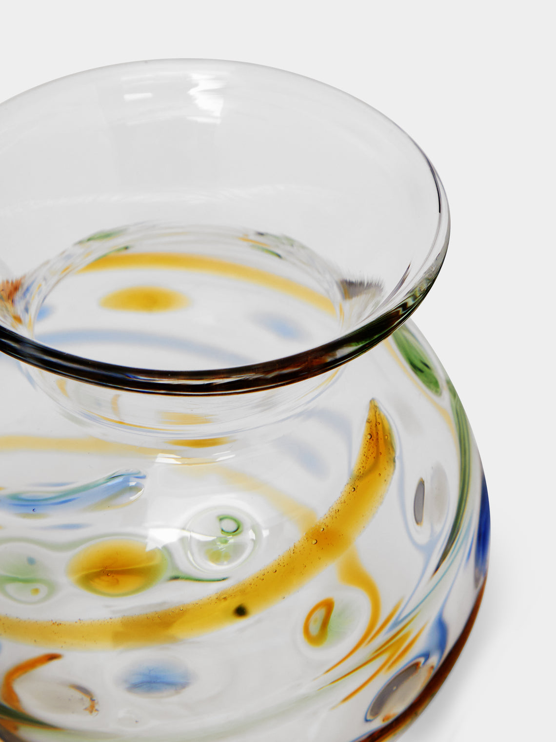 Malaika - Trellis Hand-Blown Glass Bud Vase -  - ABASK