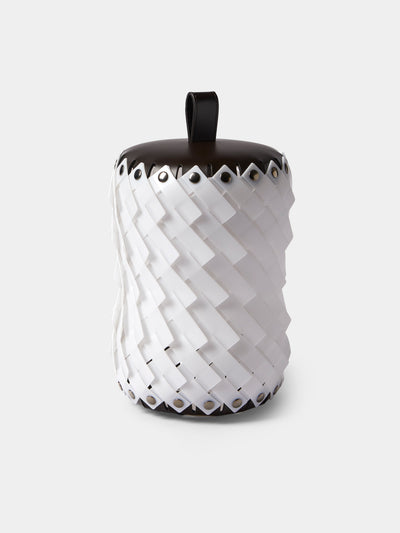 Pinetti - Almeria Handwoven Medium Wireless Lantern - Dark Brown - ABASK - 