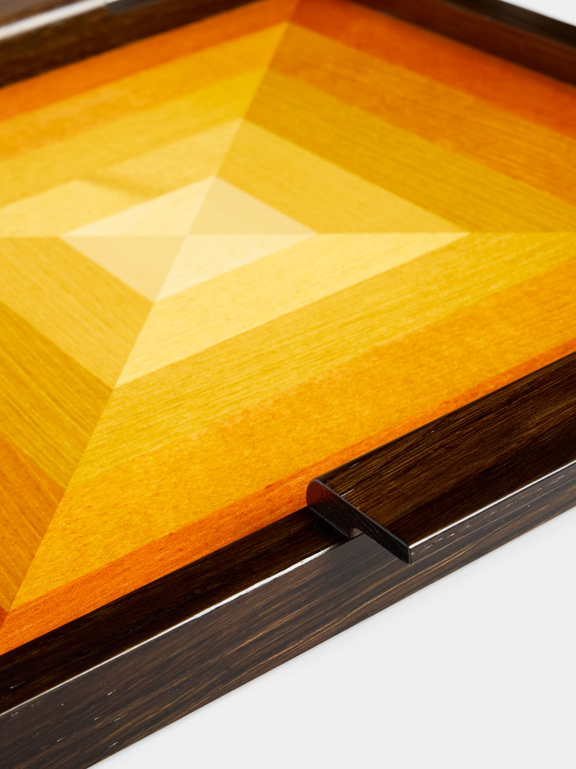 Kevin Stamper - Albers Wood Tray (12.5in/32cm) - Yellow - ABASK