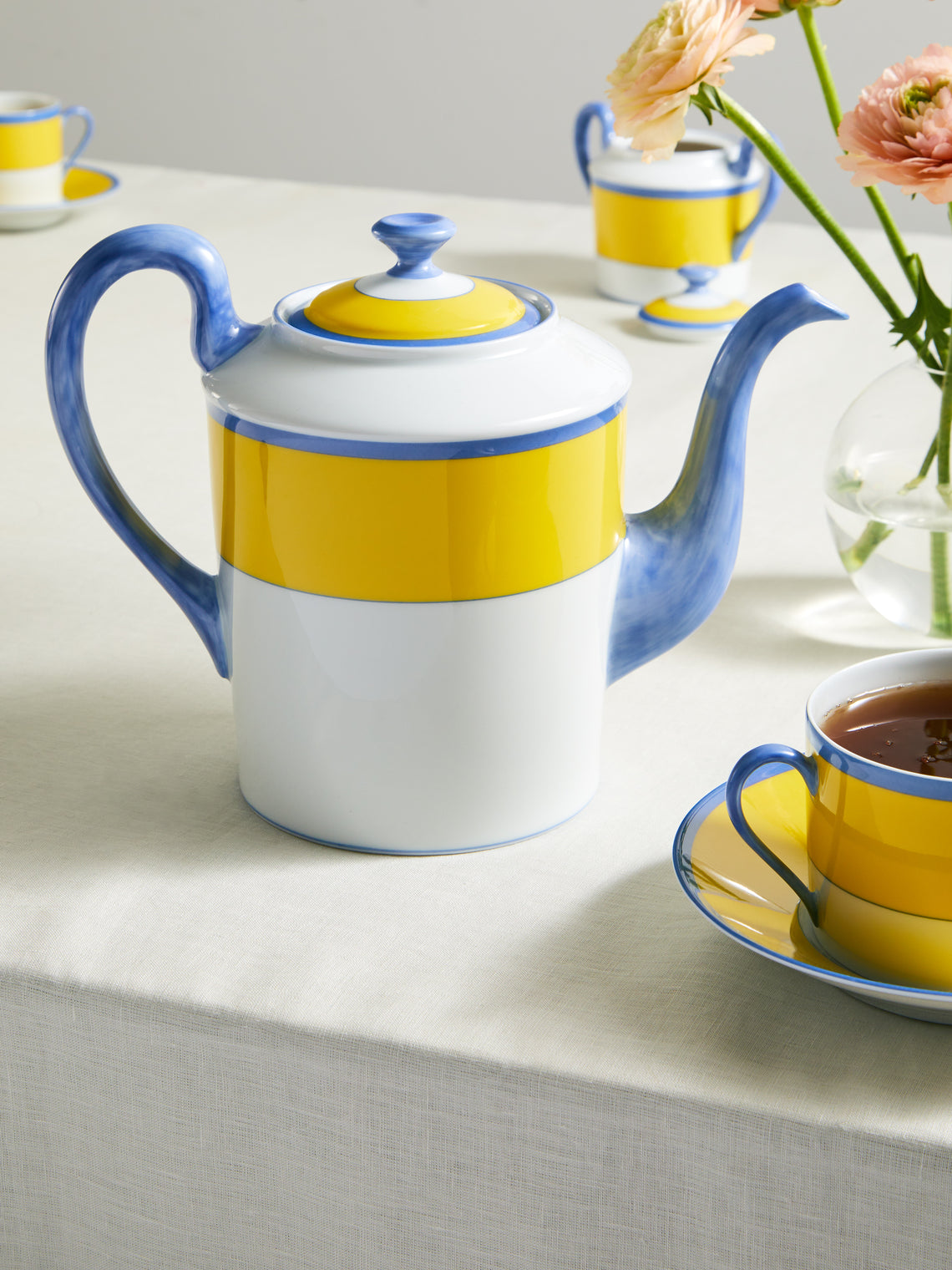 Monet Porcelain Coffee and Tea Pot