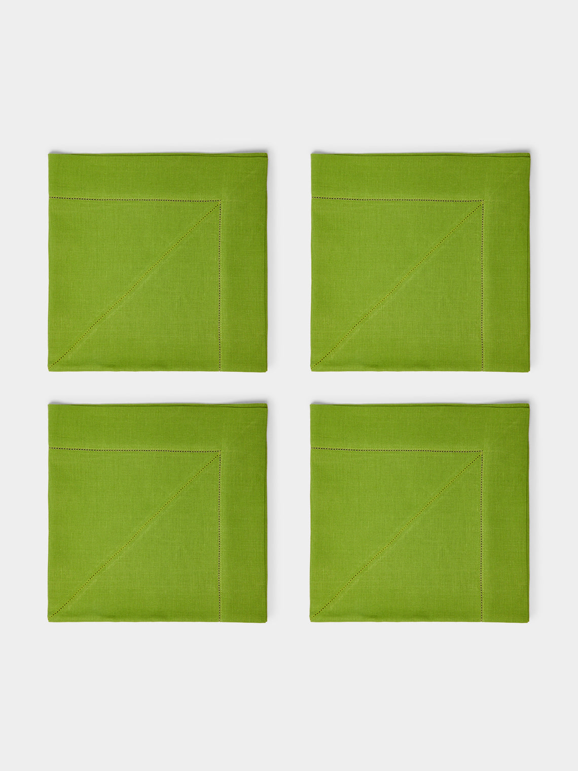 Peter Speliopoulos Projects - Hem-Stitch Linen Napkins (Set of 4) -  - ABASK