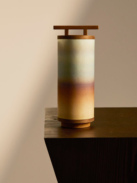 Maxime Prange - Torii Walnut and Washi Paper Small Table Lamp - Multiple - ABASK