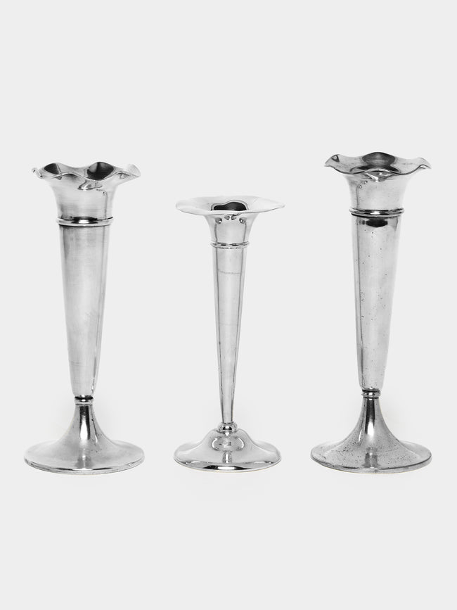 Antique and Vintage - 1950s Gio Ponti Silver-Plated Bud Vases (Set of 3) -  - ABASK - 