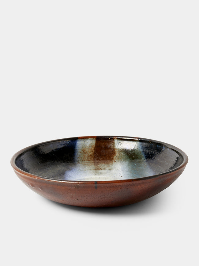 Antique and Vintage - Mid-Century Ceramic Abstract-Pattern Large Serving Bowl - Multiple - ABASK - 