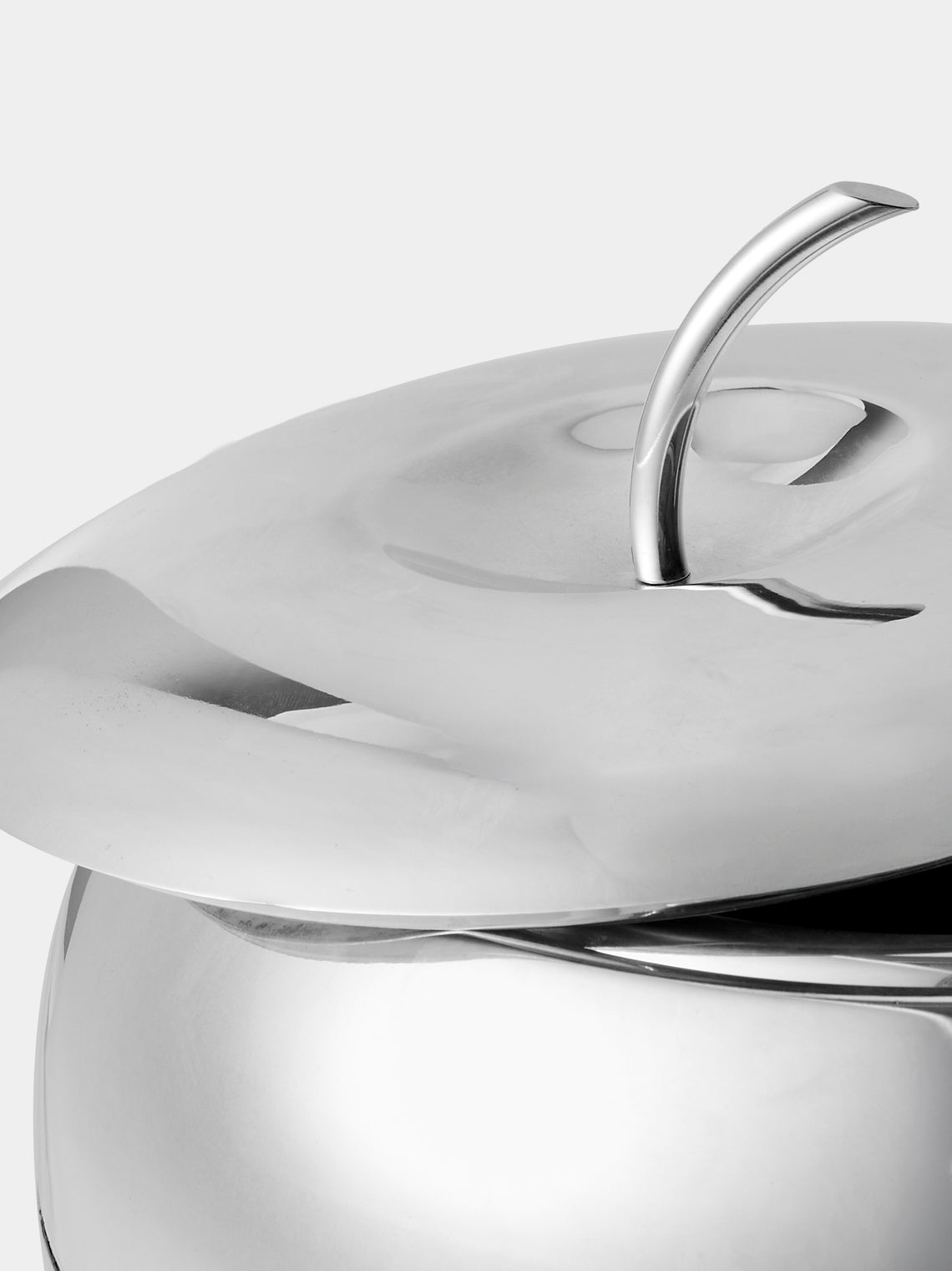 Antique and Vintage - 1970s Silver-Plated Teghini Firenze Apple Ice Bucket - Silver - ABASK