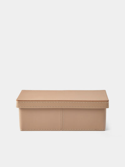 Rabitti 1969 - Inverno Leather Small Box - Cream - ABASK - 