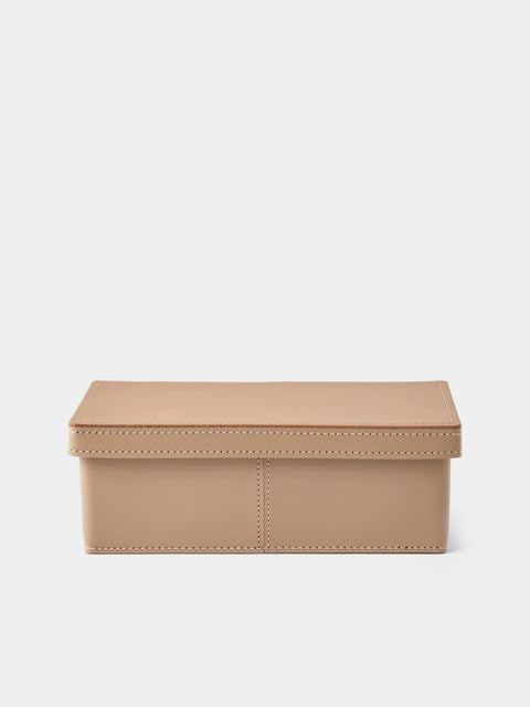 Rabitti 1969 - Inverno Leather Small Box - Cream - ABASK - 