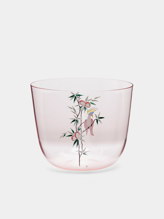 Lobmeyr - Garden of Paradise Hand-Painted Crystal Water Tumbler -  - ABASK - 