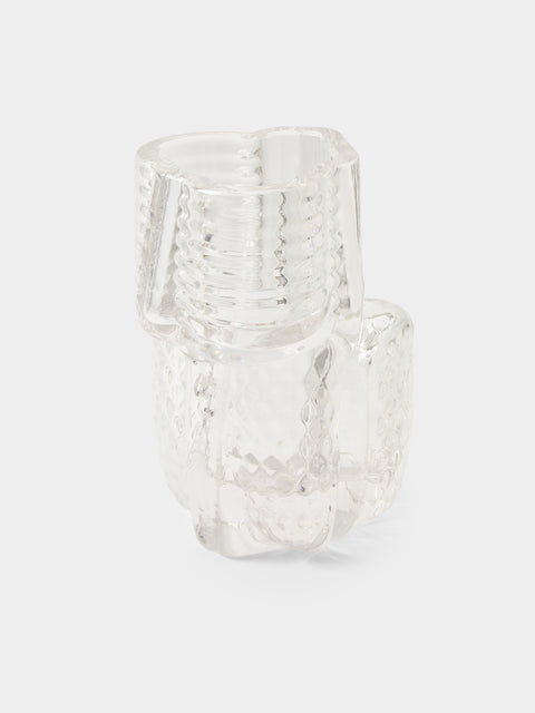 Hana Hillerová - Remix Hand-Blown Glass Vessel (9in/23cm) - Clear - ABASK - 
