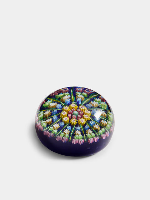 Antique and Vintage - 1930s Murano Glass Paperweight - Blue - ABASK - 