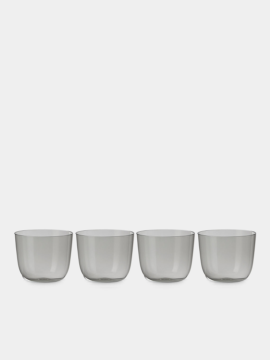 Lobmeyr - Alpha Hand-Blown Crystal Cocktail / Espresso Tumblers (Set of 4) - Gray - ABASK