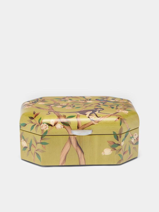 Silvia Furmanovich - Monkeys Marquetry Wood Jewellery Box -  - ABASK - 