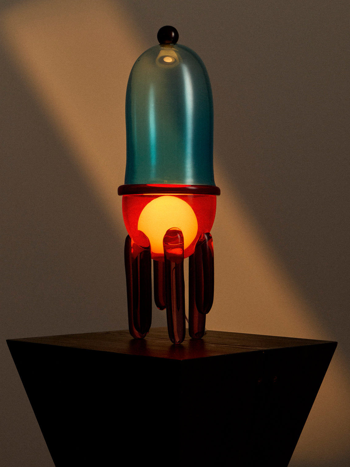 Kickie Chudikova - Pulpopolis Tamoya Hand-Blown Murano Glass Wired Table Lamp - Multiple - ABASK