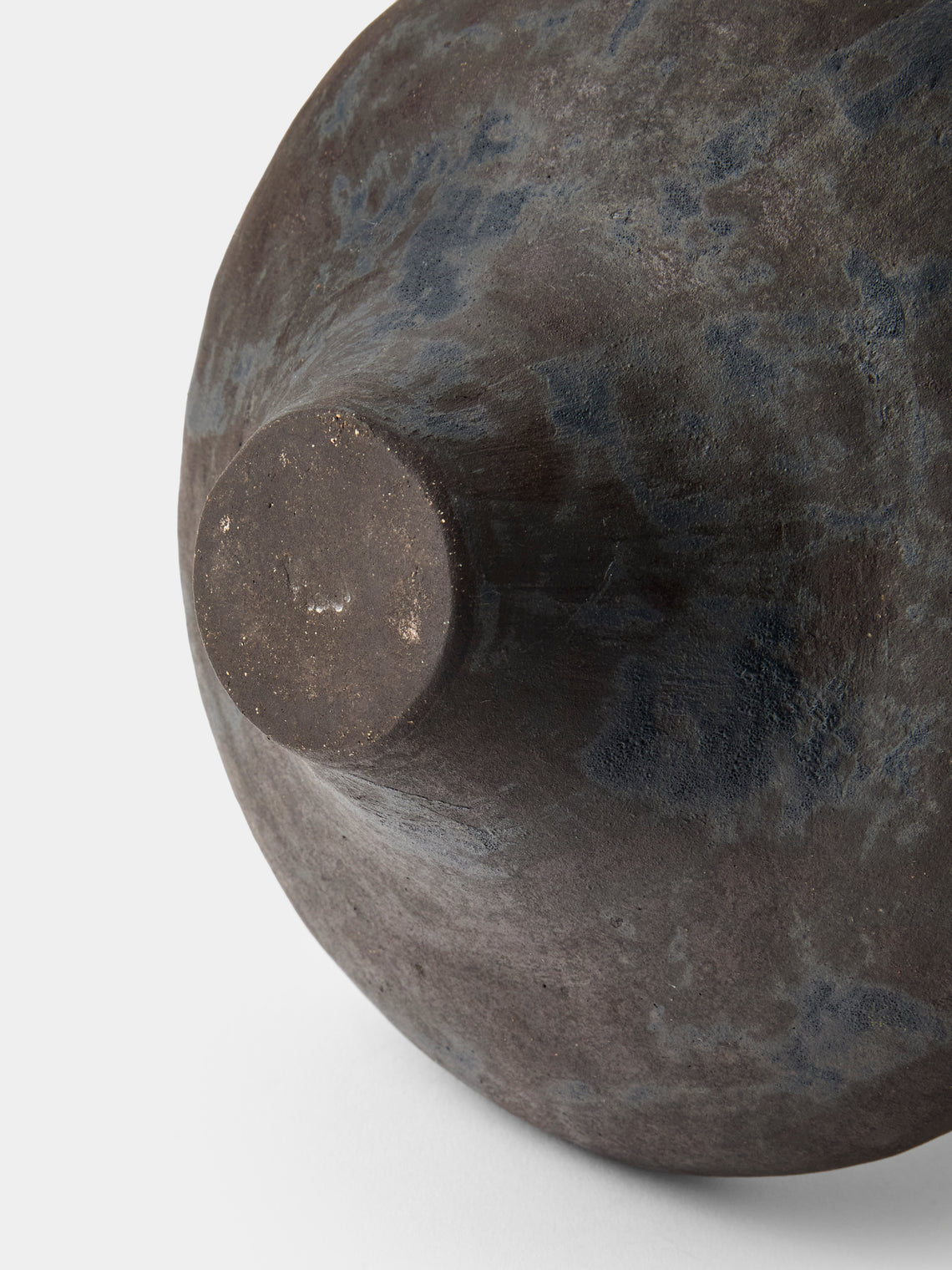 By Raffaella - Giulietta Hand-Coiled Stoneware Vase (10in/25cm) - Black - ABASK