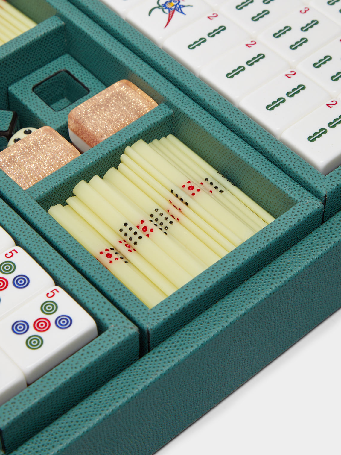 Leather Mahjong Set