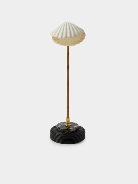 Tennant New York - Sanremo Marble, Bamboo and Shell Reading Lamp - Multiple - ABASK - 
