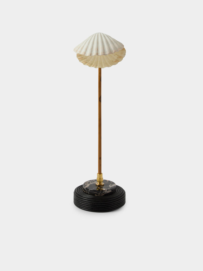 Tennant New York - Sanremo Marble, Bamboo and Shell Reading Lamp - Multiple - ABASK - 