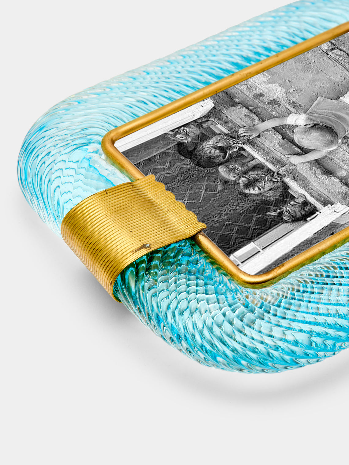 Antique and Vintage - Mid-Century Murano Glass Photo Frame -  - ABASK