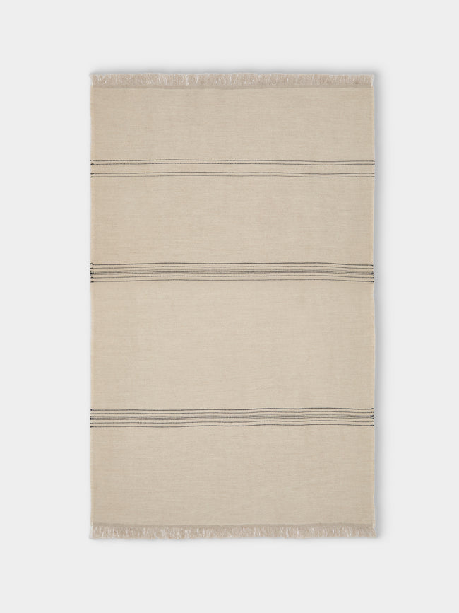 Libeco - Marrakesh Belgian Linen Bed Blanket (86.5in/2.2m) - Natural - ABASK - 