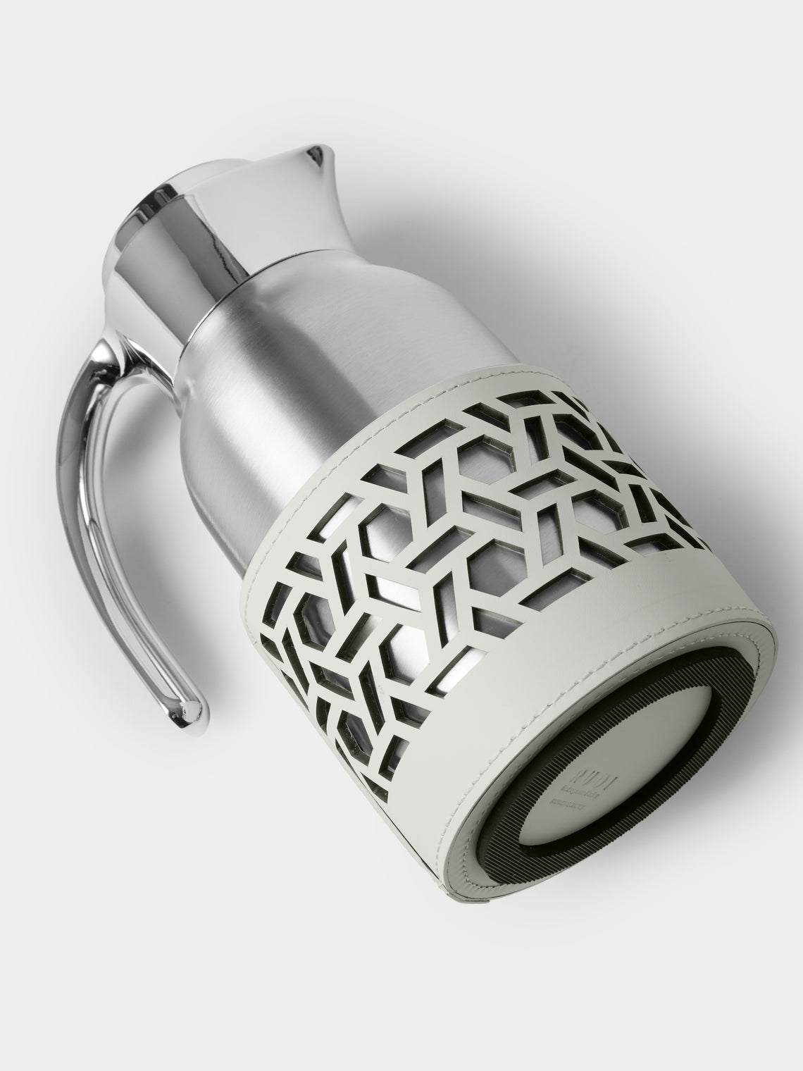 RUDI - Gemma Leather Carafe (20oz/0.6L) - White - ABASK