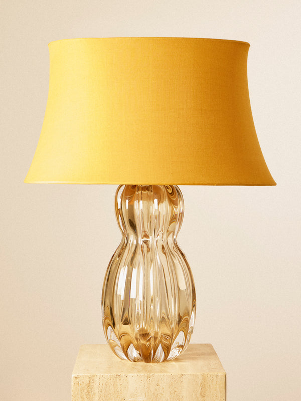 Yali Glass - Havana Hand-Blown Murano Glass Portable Table Lamp - Orange - ABASK