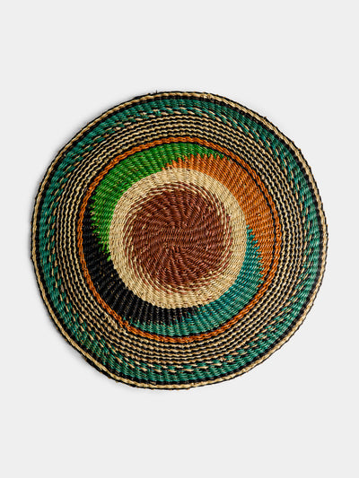 Baba Tree - Handwoven Elephant Glass Placemats (Set of 4) - Multiple - ABASK - 
