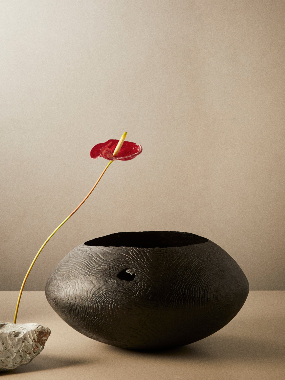 Friedemann Buehler - Blackened Oak Bowl - Black - ABASK