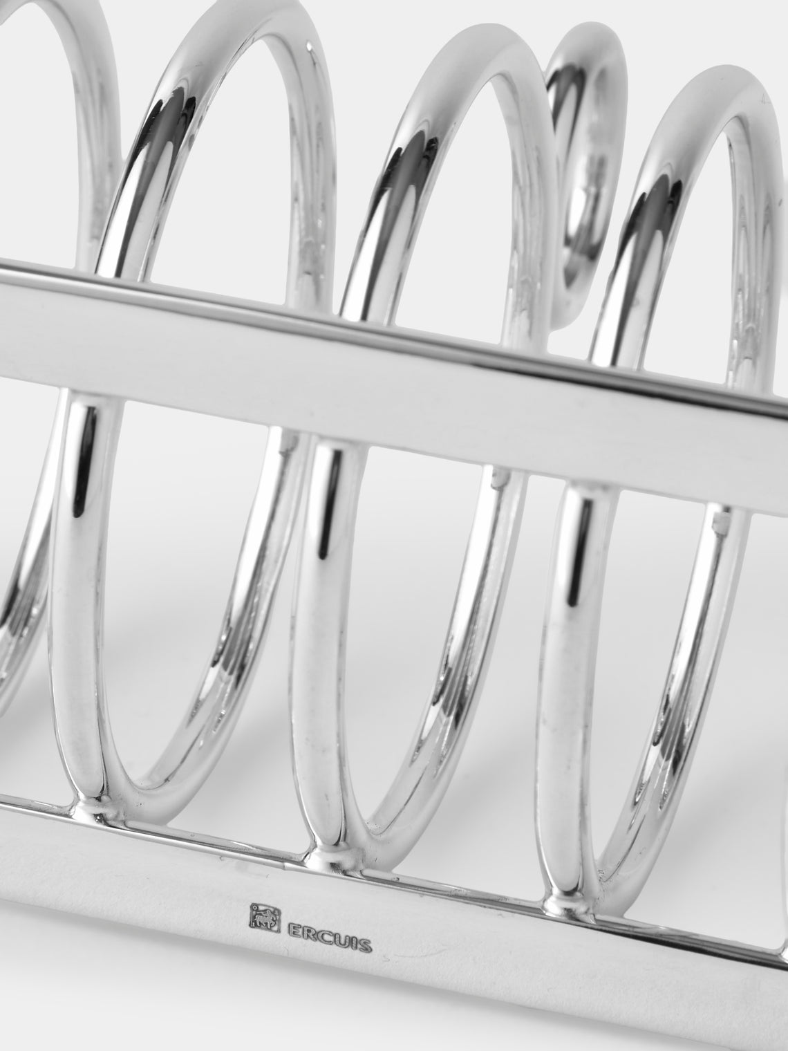 Ercuis - Élégance Rencontre Silver-Plated 6-Slice Toast Rack - Silver - ABASK