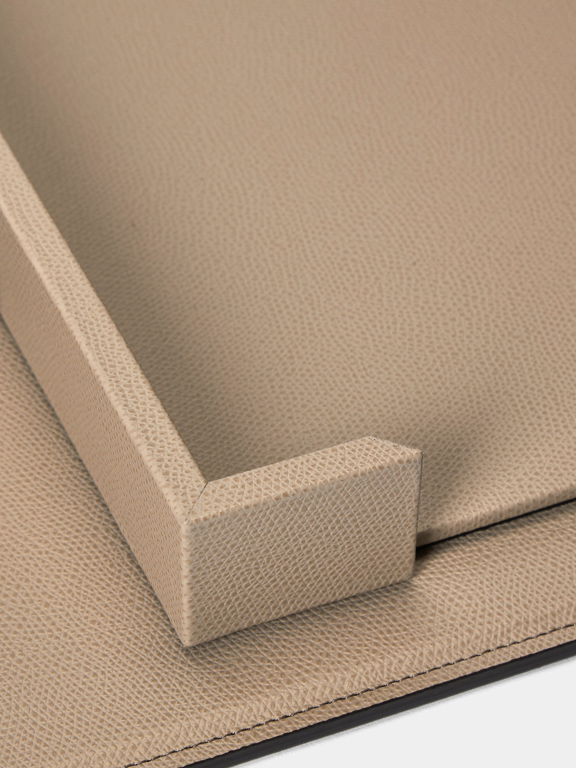 Pinetti - Florida Leather Desk Set - Taupe - ABASK