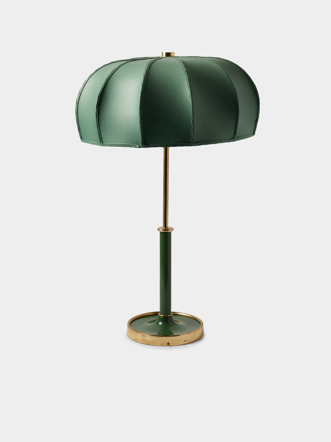 Antique and Vintage - 1940 Josef Frank Model 2466 Lacquer and Brass Table Lamp - Green - ABASK - 