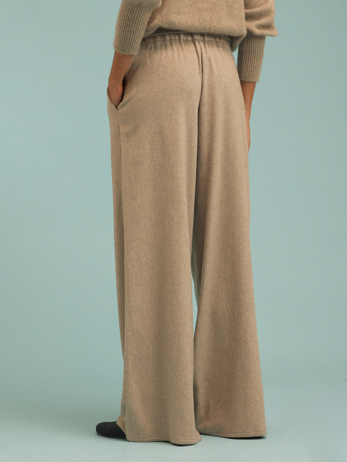 Dusan - Cashmere Full Trousers | Size: S - Cream - ABASK