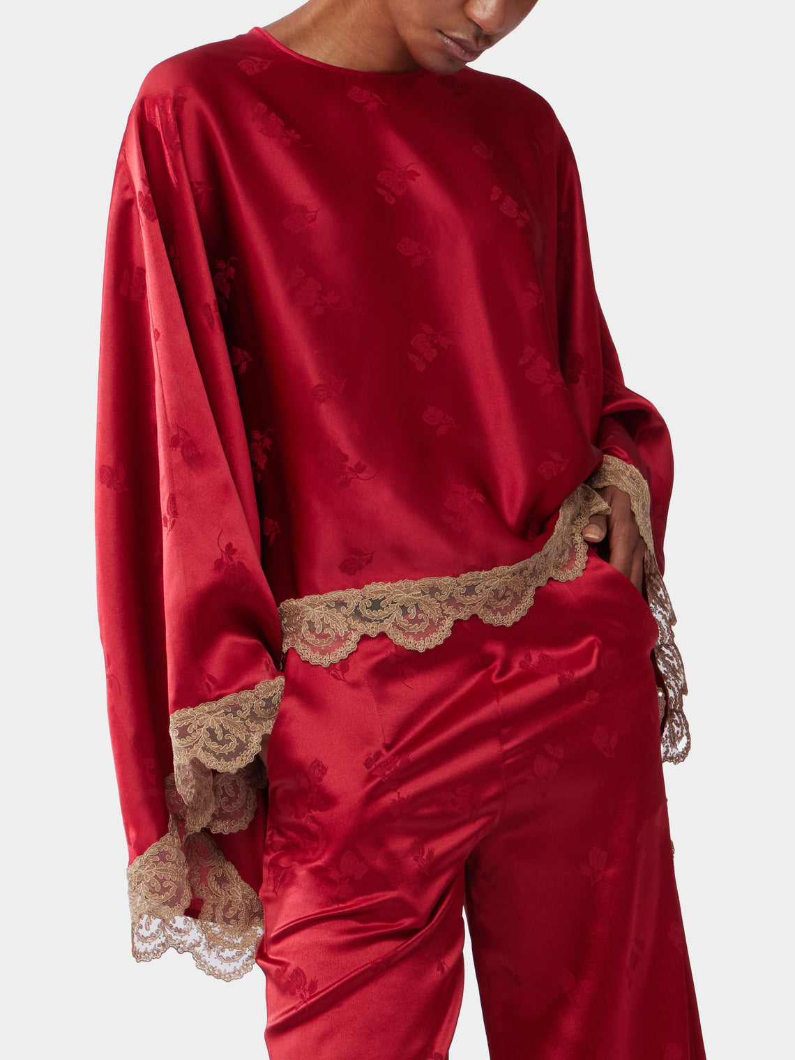 Loretta Caponi - Villa Silk Blouse -  - ABASK