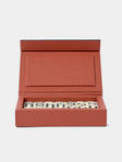 Giobagnara - Parma Leather Dominoes Set - Red - ABASK - 
