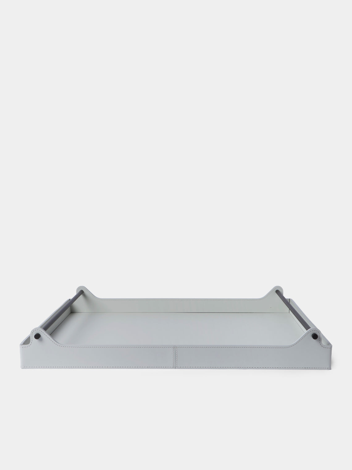 RUDI - Circuit Leather Tray (24in/60.5cm) - White - ABASK