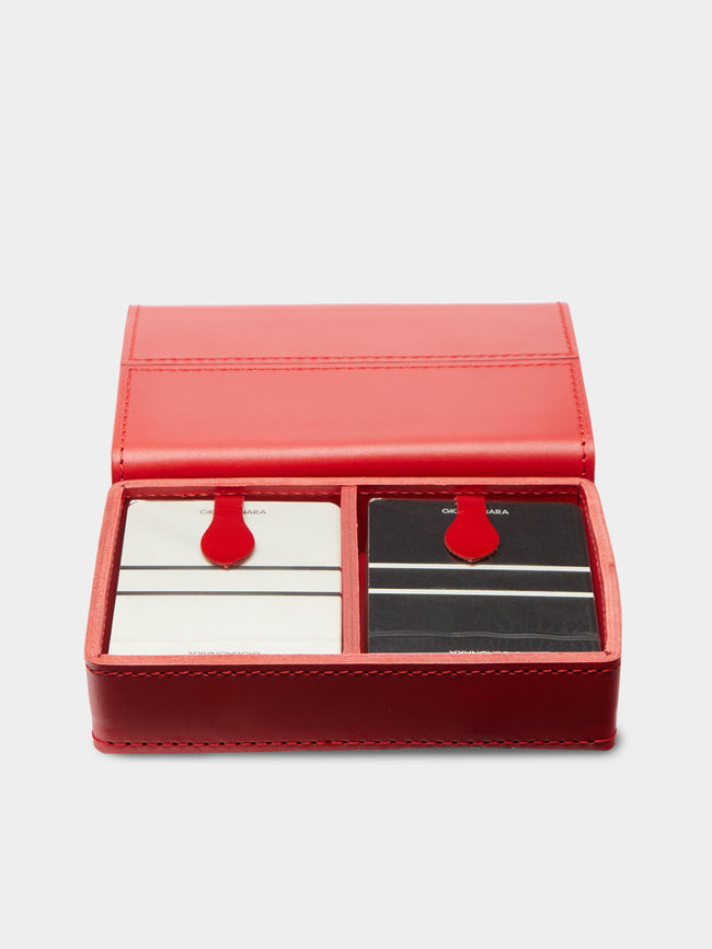 Rabitti 1969 - Etna Leather Playing Cards Set -  - ABASK - 