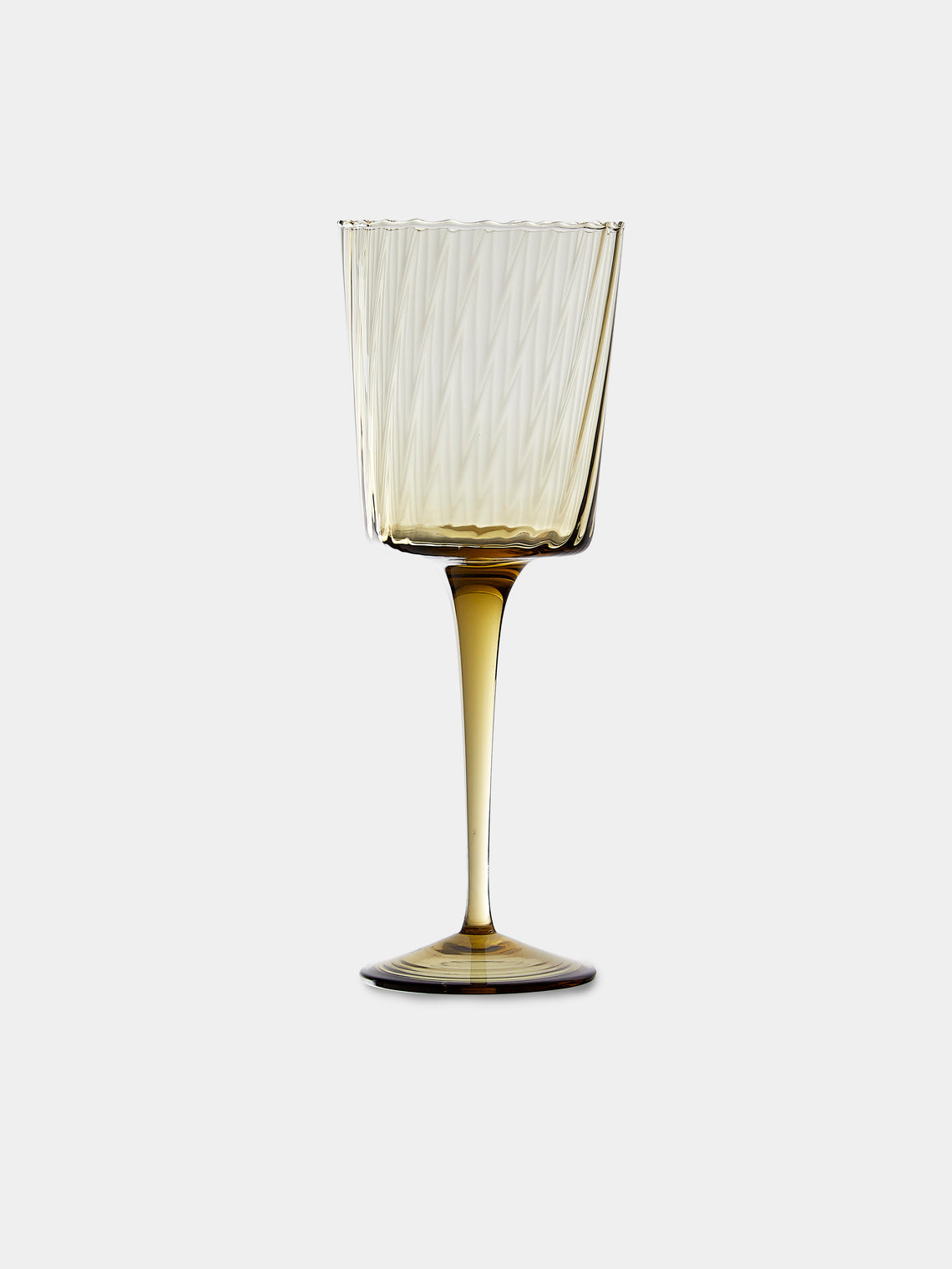 Mun Deluxe Brand Venezia - Torsé Hand-Blown Glass Wine Glasses (Set of 6) - Multiple - ABASK