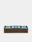 Kevin Stamper - Albers Wood Desk Box - Blue - ABASK - 