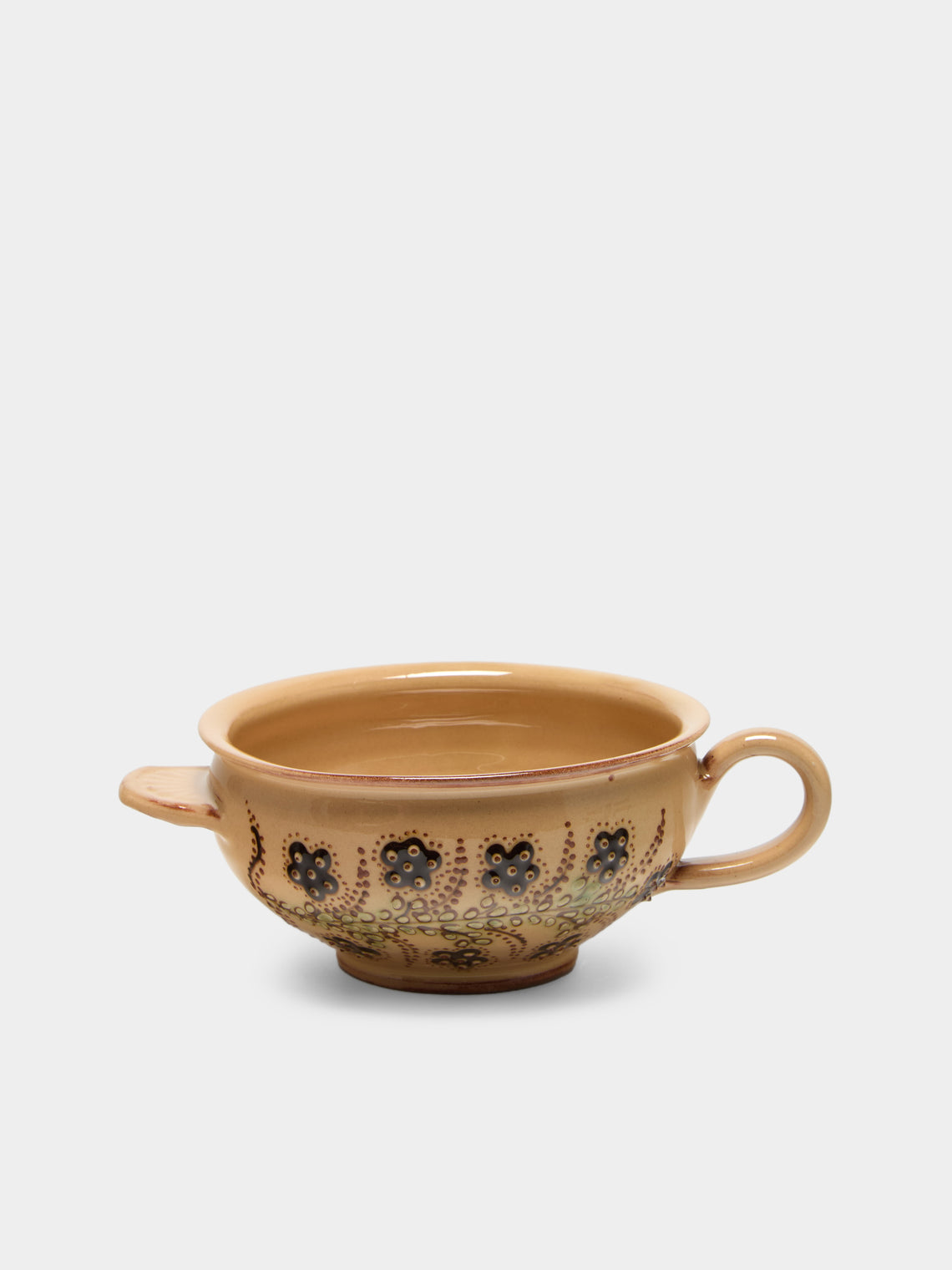 Poterie d’Évires - Flowers Hand-Painted Ceramic Mini Soup Bowls (Set of 6) - Multiple - ABASK