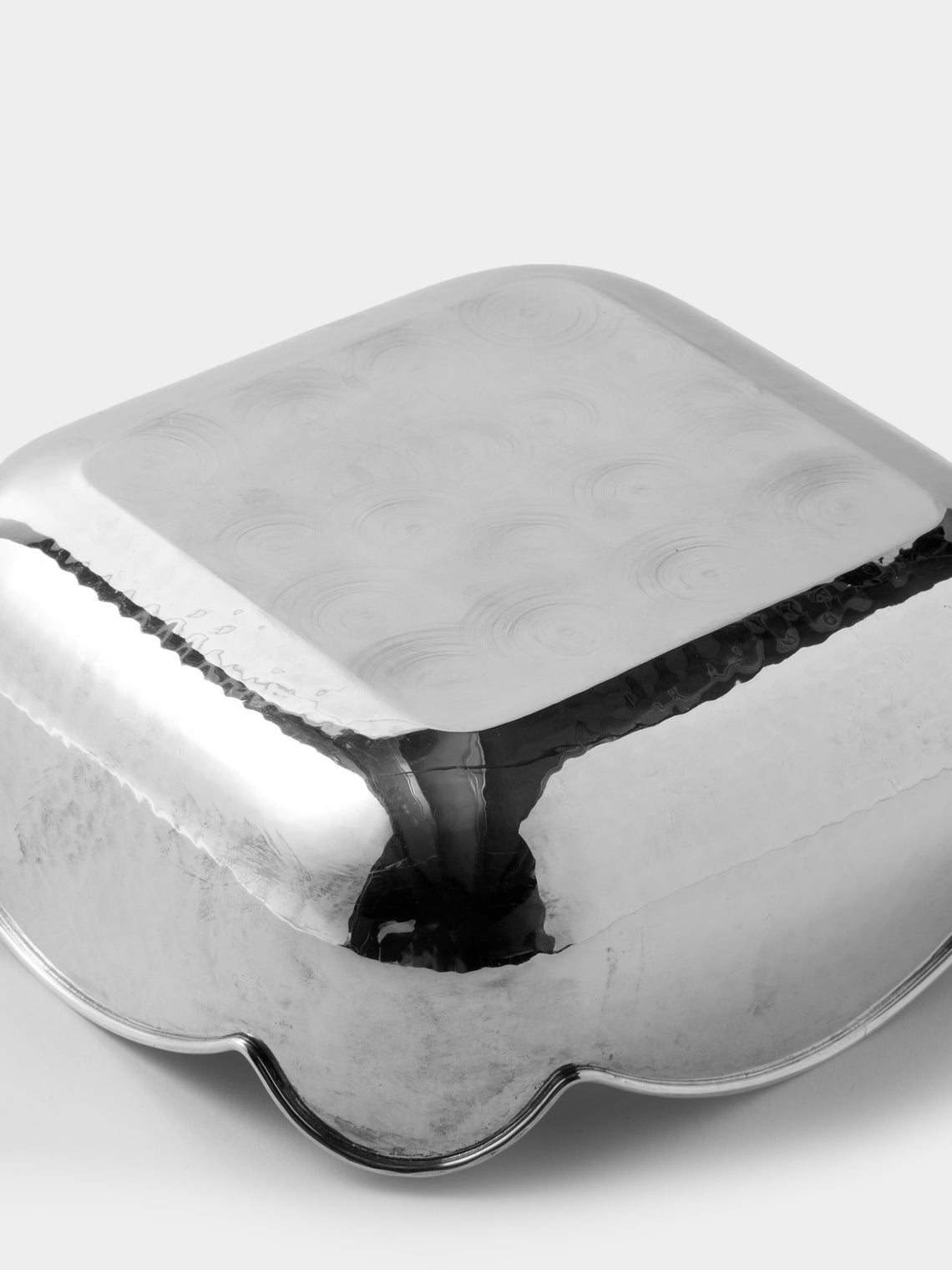 Antique and Vintage - 1960s Solid Silver Scalloped Bowl - Silver - ABASK