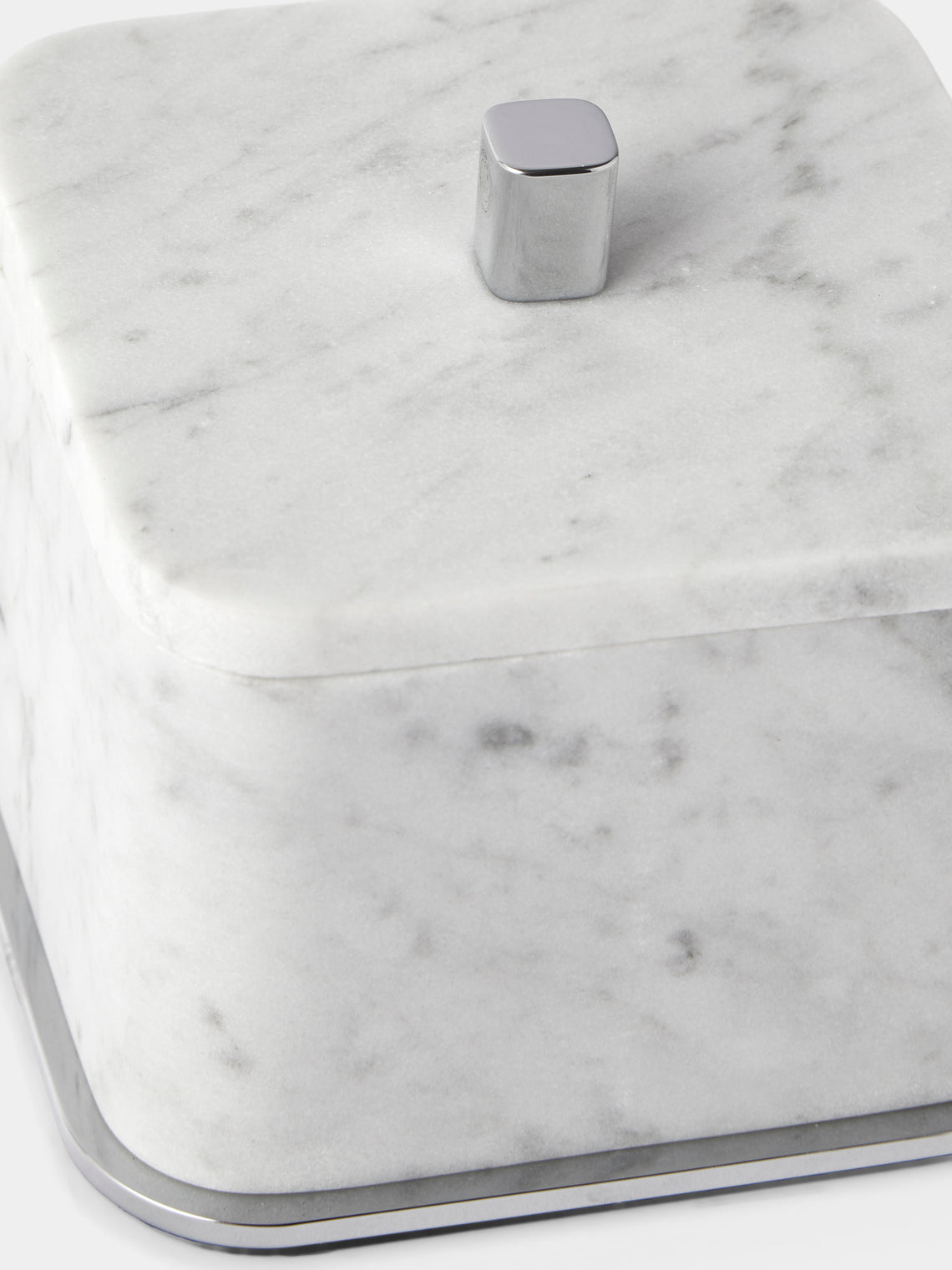 Giobagnara - Polo Marble Small Box - White - ABASK