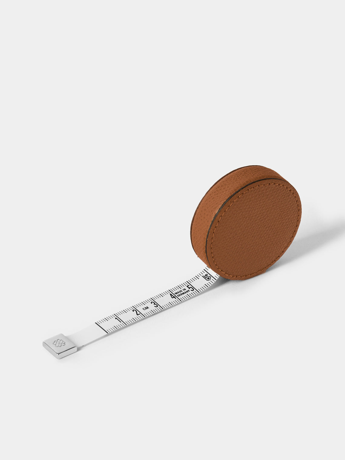 Giobagnara - Leather Pocket Roller Tape Measure - Brown - ABASK